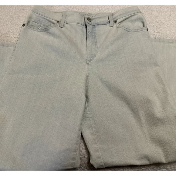 Gloria Vanderbilt Slimming Effect Wide-Leg Denim Jeans Light Women's Size 8 - Picture 3 of 14